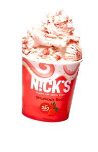 1/2 cup (64 g) Strawberry Swirl Ice Cream