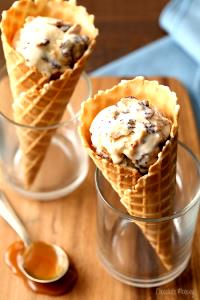 1/2 cup (65 g) Caramel Waffle Cone Ice Cream