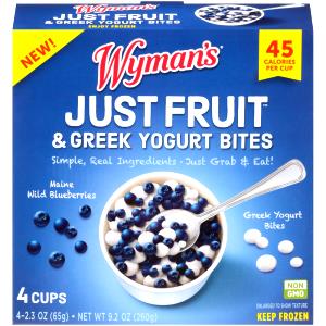 1/2 cup (65 g) Fat Free Frozen Yogurt - Maine Blueberry & Sweet Cream