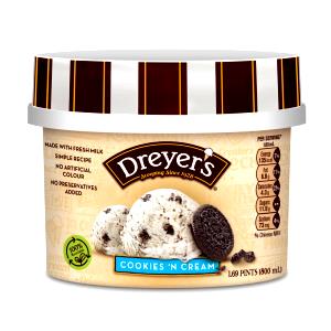 1/2 cup (65 g) Grand Ice Cream - Cookies 