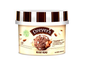 1/2 cup (65 g) Grand Ice Cream - Rocky Road