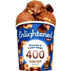 1/2 cup (65 g) Light Caramel Brownie Fudge Ice Cream
