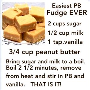 1/2 cup (65 g) Light Peanut Butter Fudge