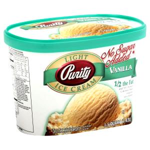 1/2 cup (65 g) No Sugar Added Vanilla Ice Cream