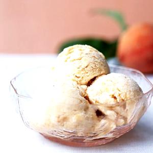 1/2 cup (65 g) Peach Ice Cream