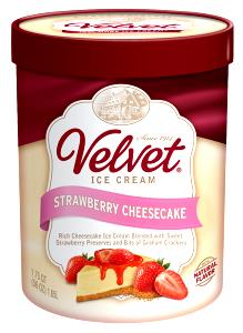 1/2 cup (65 g) Premium Strawberry Cheesecake Ice Cream