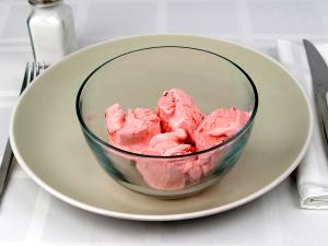 1/2 cup (65 g) Strawberry Ice Cream