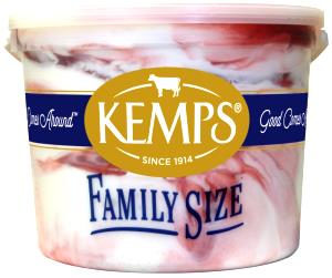 1/2 cup (65 g) Strawberry Swirl Ice Cream