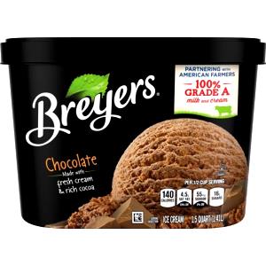 1/2 cup (66 g) All Natural Chocolate Ice Cream