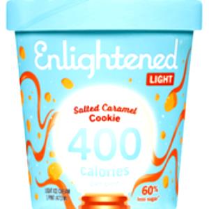 1/2 cup (66 g) Low Cow Lite Ice Cream Sea Salt Caramel