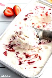 1/2 cup (66 g) Low Fat Strawberry Ice Cream