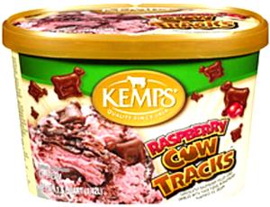 1/2 cup (66 g) Raspberry Cow Tracks Ice Cream
