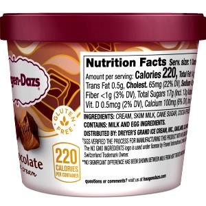 1/2 cup (66 g) Triple Chocolate Ice Cream