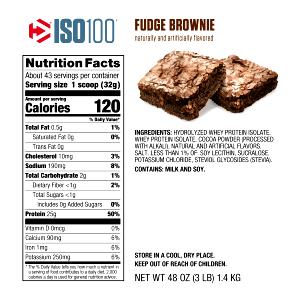 1/2 cup (66 g) Vanilla Brownie Blast