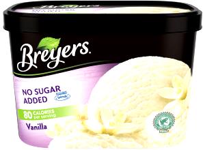 1/2 cup (67 g) Low Fat Vanilla Ice Cream