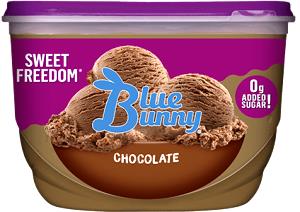 1/2 cup (67 g) Sweet Freedom No Sugar Added Chocolate Ice Cream