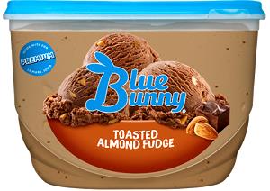 1/2 cup (67 g) Toasted Almond Fudge Ice Cream
