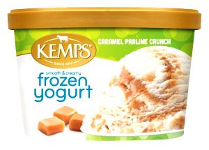 1/2 cup (68 g) Caramel Praline Crunch Frozen Yogurt