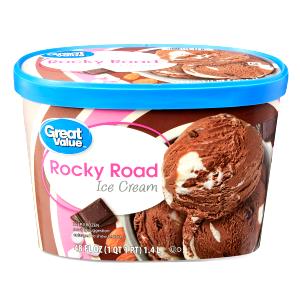 1/2 cup (68 g) Rocky Road Ice Cream