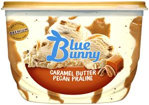 1/2 cup (69 g) Caramel Butter Pecan Praline Ice Cream