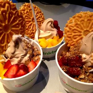 1/2 cup (69 g) English Toffee Crunch Frozen Yogurt
