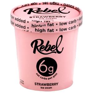 1/2 cup (69 g) Personals Light Double Strawberry