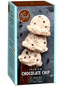 1/2 cup (69 g) Premium Homestyle Chocolate Chip Ice Cream