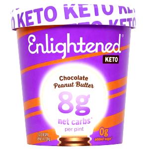 1/2 cup (70 g) Chocolate Peanut Butter Keto Ice Cream