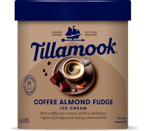 1/2 cup (70 g) Coffee Almond Fudge Ice Cream