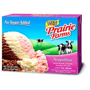 1/2 cup (70 g) Neapolitan Ice Cream
