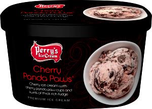 1/2 cup (70 g) Premium Cherry Panda Paws Ice Cream