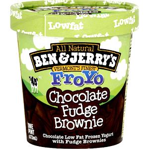 1/2 cup (71 g) Chocolate Fudge Brownie Lowfat Frozen Yogurt