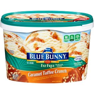 1/2 cup (71 g) Fat Free No Sugar Added Caramel Toffee Crunch Ice Cream