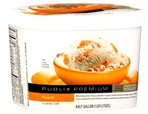 1/2 cup (71 g) Lowfat Peach Frozen Yogurt