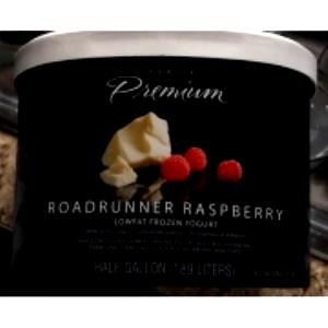 1/2 cup (71 g) Lowfat Roadrunner Raspberry Frozen Yogurt