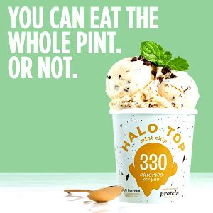 1/2 cup (71 g) Mint Chip Ice Cream