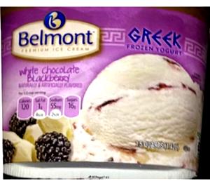 1/2 cup (73 g) White Chocolate Blackberry Greek Frozen Yogurt