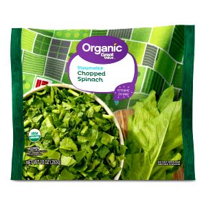 1/2 cup (78 g) Organic Frozen Chopped Spinach
