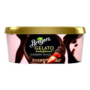 1/2 cup (81 g) Gelato Indulgences Strawberry Truffle
