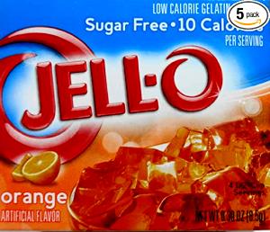 1/2 cup (82 g) Sugar Free Orange Gelatin Bites