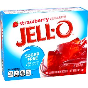1/2 cup (82 g) Sugar Free Strawberry Gelatin Bites
