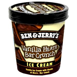 1/2 cup (82 g) Vanilla Heath Bar Crunch Ice Cream