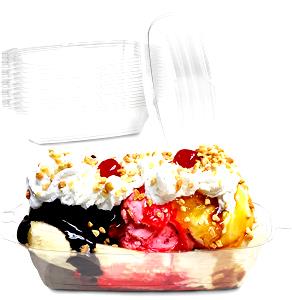 1/2 cup (83 g) Banana Split Ice Cream