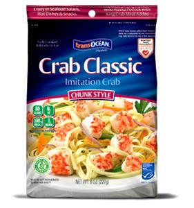 1/2 cup (85 g) Crab Classic Chunk Style