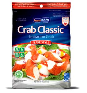 1/2 cup (85 g) Crab Classic Flake Style