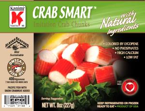 1/2 cup (85 g) Crab Smart Natural