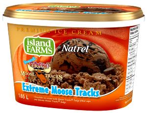 1/2 cup (85 g) Denali Extreme Moose Tracks Ice Cream