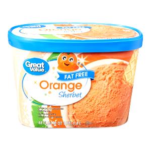 1/2 cup (85 g) Fat Free Orange Sherbet