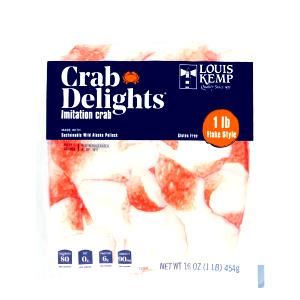 1/2 cup (85 g) Flake Style Imitation Crab Meat