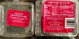 1/2 cup (85 g) Holiday Vegetable Hash